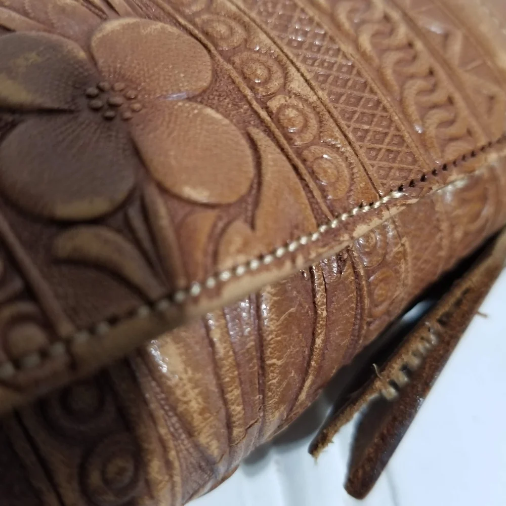 Leather Parchment Paper Holder